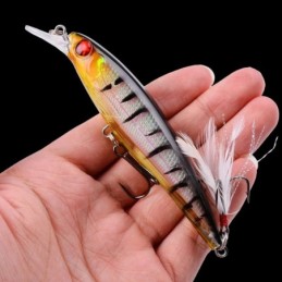 3/5/8 pièces d'ensemble de leurres de pêche aléatoires appâts de natation de haute qualité vairon Mini manivelle Wobble appât ma