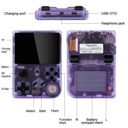 Console de jeu vidéo Portable rétro R350