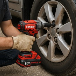 Cordless Impact Wrench 20V Brushless 500 Nm – Rankor RLIW20002 (1/2" Drive, 0–2400 rpm)