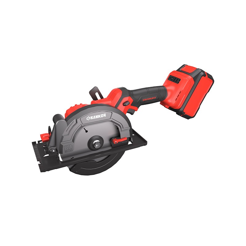 RANKOR 20V Cordless Circular Saw with 2×4.0Ah Batteries – High-Power Brushless Cutting Tool