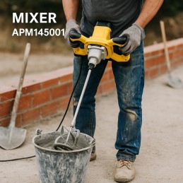 Electric Mixer – 1450W | Variable Speed 0–930 rpm | For Paint, Mortar, Adhesive & Plaster