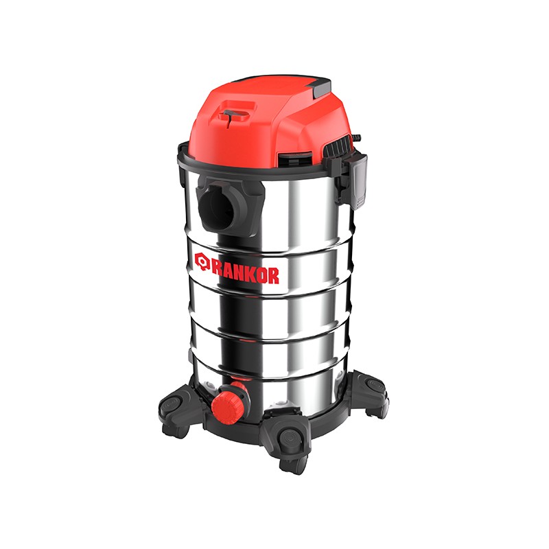 RANKOR Industrial Wet & Dry Vacuum Cleaner – 1500W, 30L Stainless Steel Tank